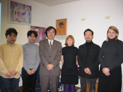 ＩＯＰのワイクス教授の研究室で